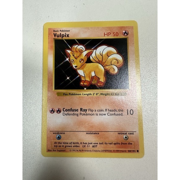 1999 vulpix pokemon card Blaine's 037 Guren Town Gym Sold at Auction: Pokmon Base